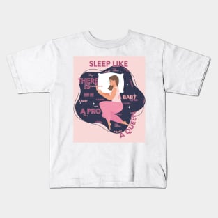 Sleep Like (B) Cool Pink gift Design Kids T-Shirt